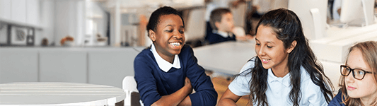 kids at table